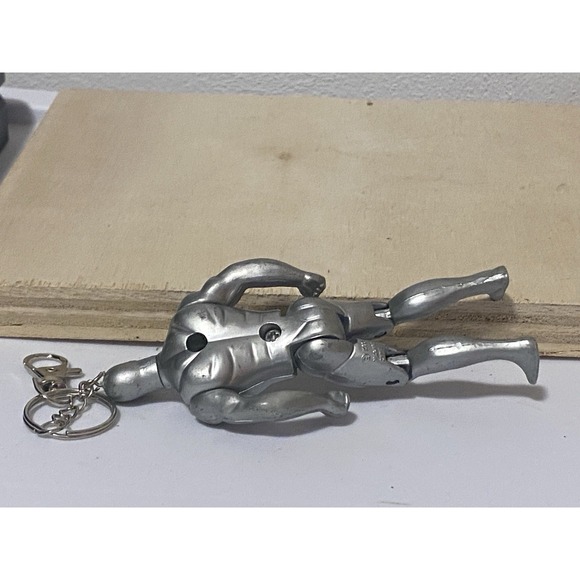 Silver Surfer Upcycled Keychain - Picture 3 of 5